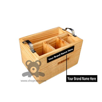 ShopTwiz Wooden Spoon Stand – Elegant Corporate Gift & Kitchen Organizer