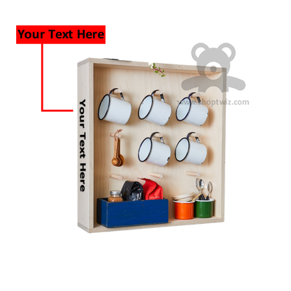 ShopTwiz Customized Coffee Mug Holder – Personalize with Logo or Name | Elegant Corporate Gift