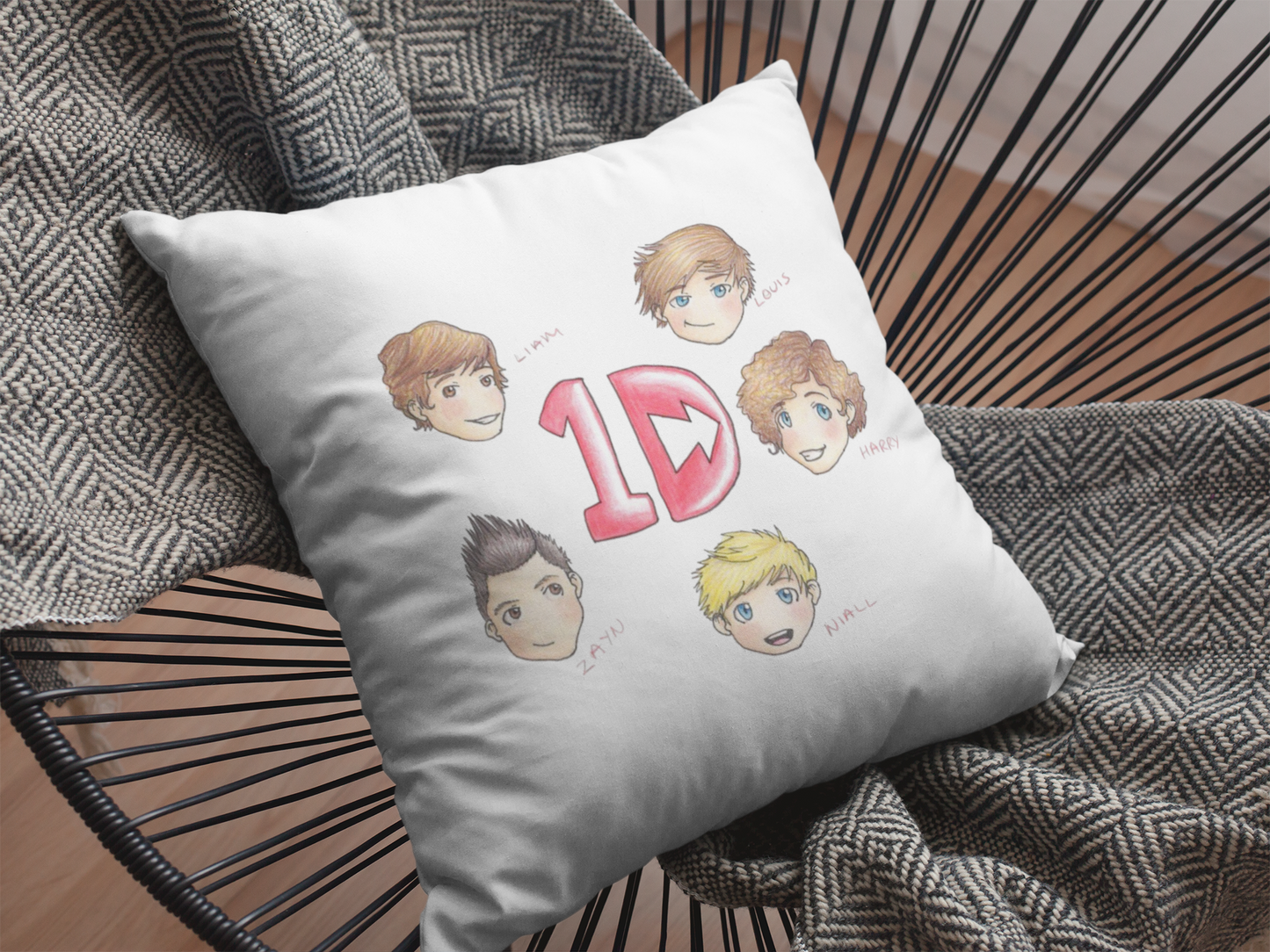 One Direction Printed Cushion