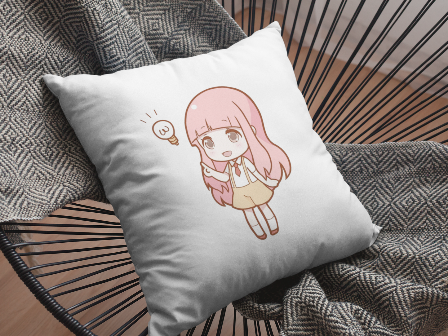 Baby Girl  Printed Cushion