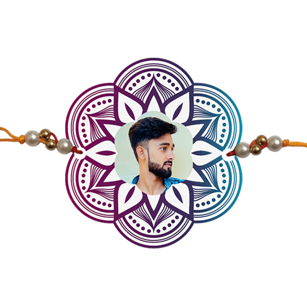 Photo Rakhi ( Customized / Personalized /  My Handsome  Boy / Photo Rakhi