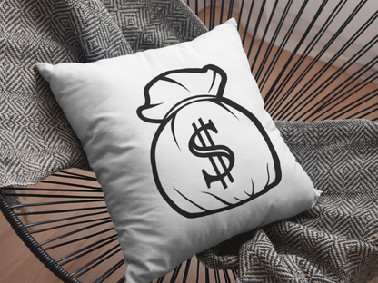 Dollar Printed Cushion