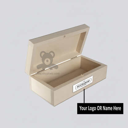 ShopTwiz Customized Wooden Box – Personalize with Logo or Name | Premium Corporate Gift