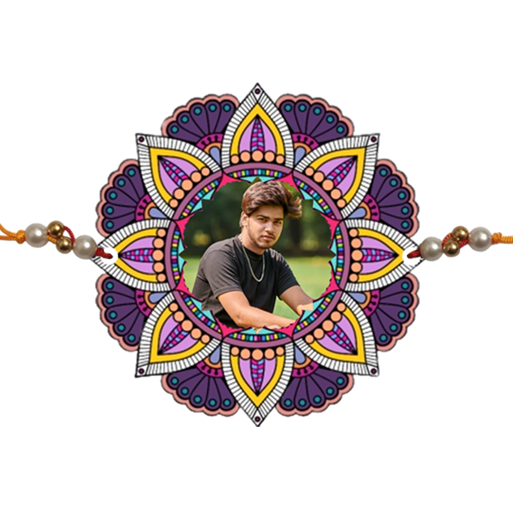 Photo Rakhi ( Customized / Personalized /  Lovely Rakshabandhan  / Photo Rakhi