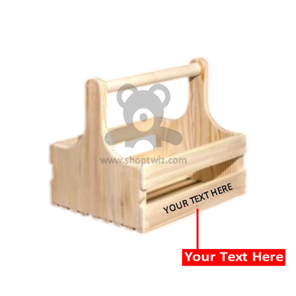 ShopTwiz Customized Hamper Basket – Personalize with Logo or Name | Elegant Corporate Gift