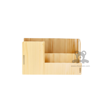 ShopTwiz Wooden Pen and Card Stand