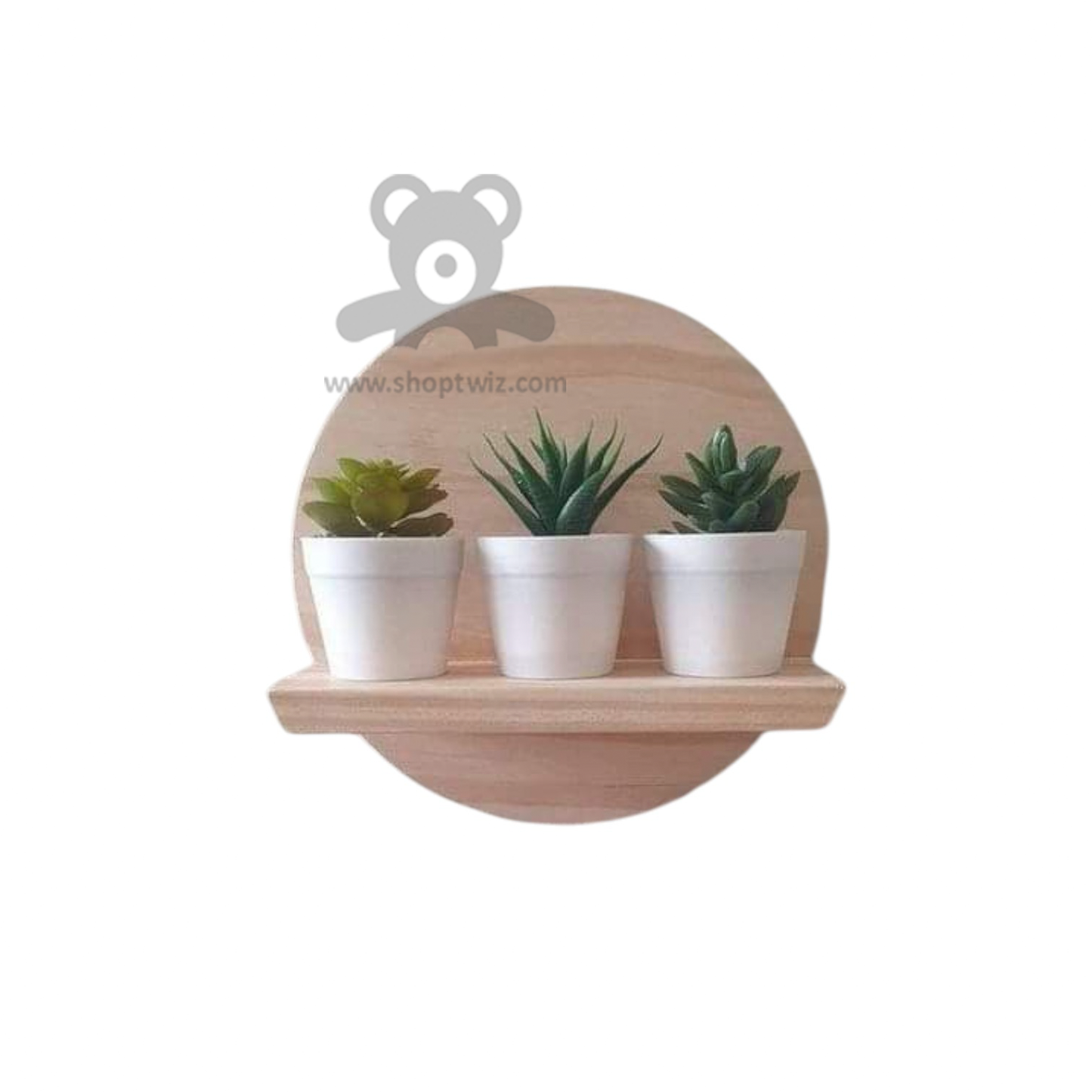 ShopTwiz Wooden Moon Decorative Stand for House