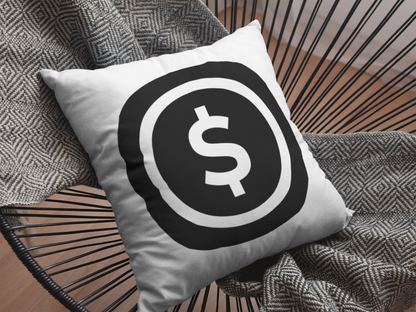 Dollar Printed Cushion