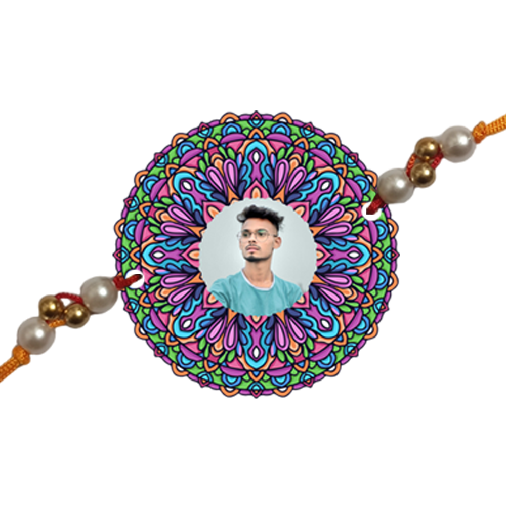 Photo Rakhi ( Customized / Personalized / Happy Rakshabandhan Festival / Photo Rakhi