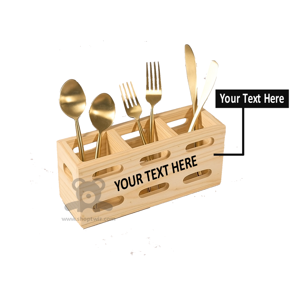 ShopTwiz Wooden Kitchen Spoon Stand – Elegant Corporate Gift & Table Organizer