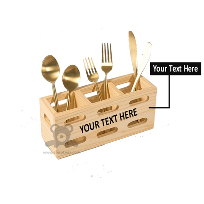 ShopTwiz Wooden Kitchen Spoon Stand – Elegant Corporate Gift & Table Organizer