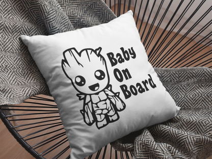 Baby Groot Printed Cushion