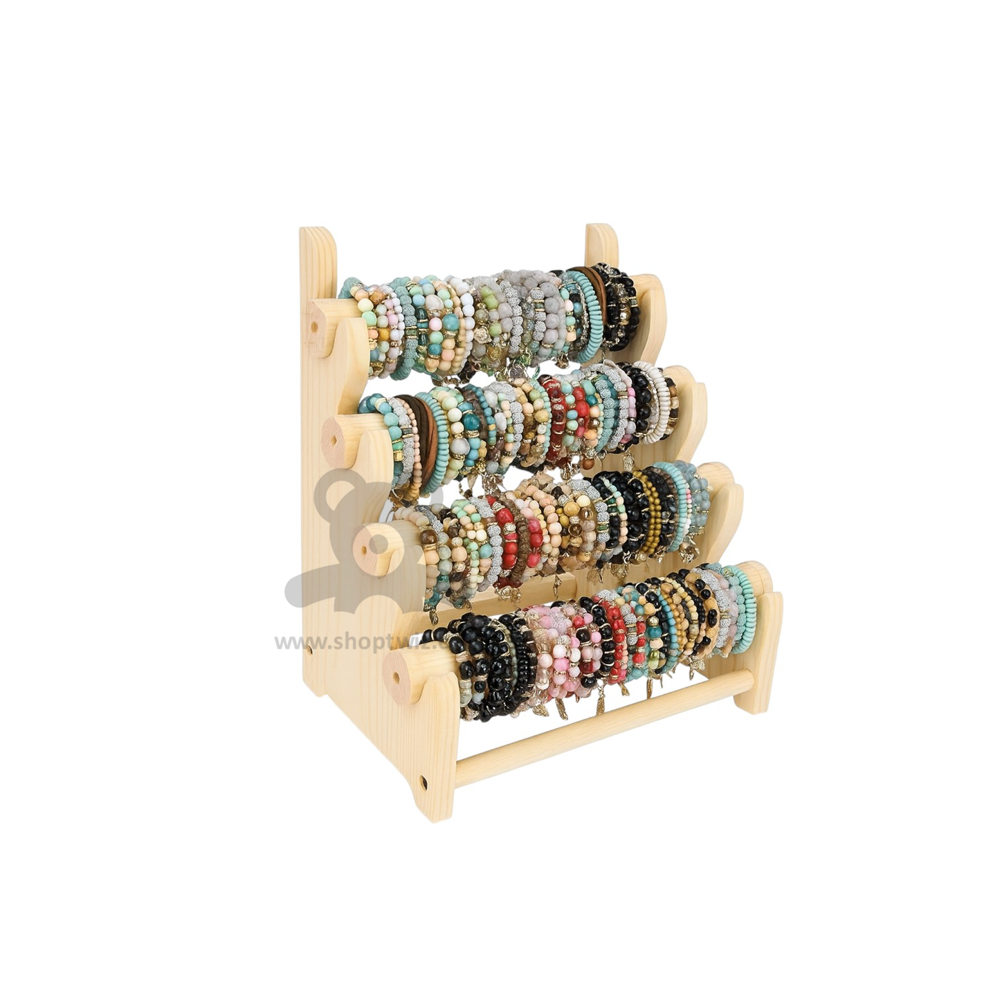 ShopTwiz Wooden Bracelet Display Stand