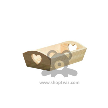 ShopTwiz Wooden Rectangle Tray for Kitchen