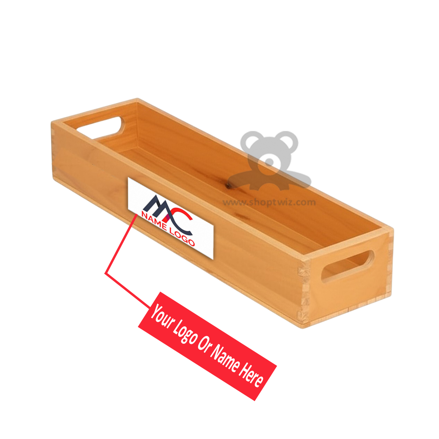 ShopTwiz Wooden Short Tray – Elegant Corporate Gift & Multipurpose Utility Tray