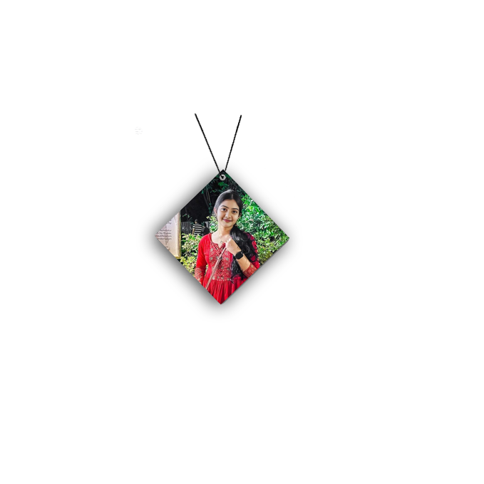 ShopTwiz Spiritual Diamond Charm Car Hanging Decorative