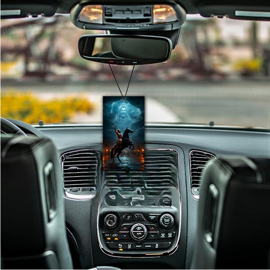 ShopTwiz Shiva Ji Trishul Blessing Car Hanging Decorative