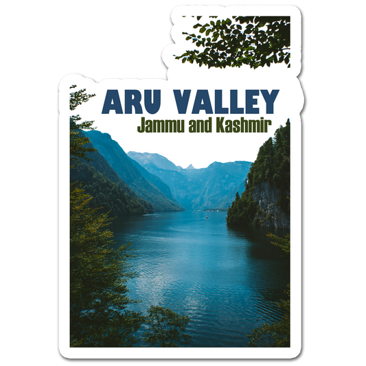 ShopTwiz Aru Valley 4 (Jammu and Kashmir) Awesome City Lovely Door Magnets And Fridge Magnet