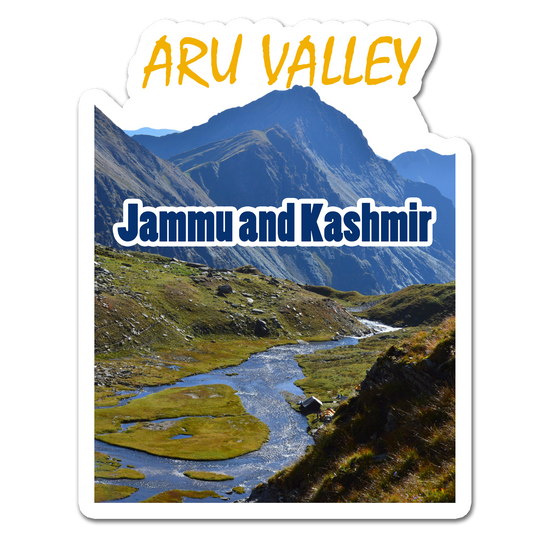ShopTwiz Aru Valley 5 (Jammu and Kashmir) Awesome City Lovely Door Magnets And Fridge Magnet