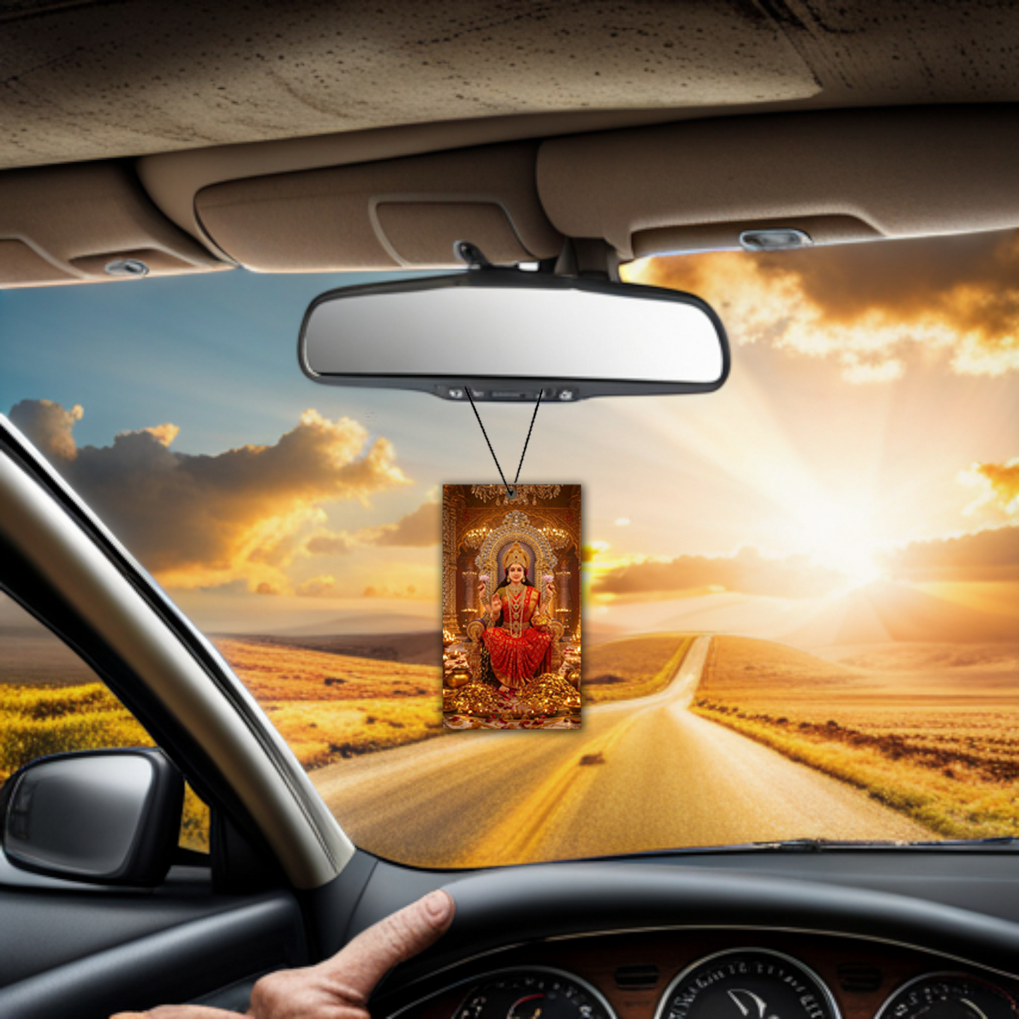 ShopTwiz Divine Power of Mata Car Hanging Decorative