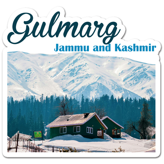 ShopTwiz Gulmarg 3 (Jammu and Kashmir) Awesome City Lovely Door Magnets And Fridge Magnet