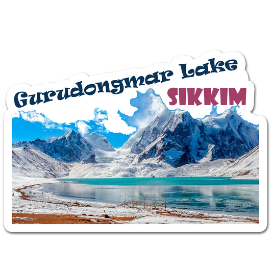 ShopTwiz Gurudongmar Lake (Sikkim) Awesome City Lovely Door Magnets And Fridge Magnet