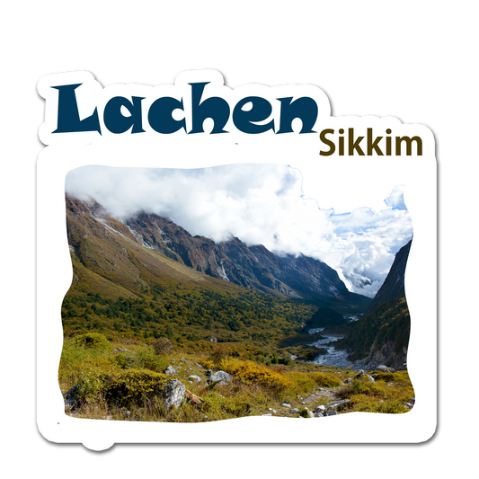 ShopTwiz Lachen 2 (Sikkim) Awesome City Lovely Door Magnets And Fridge Magnet