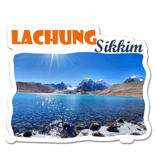 ShopTwiz Lachung 3 (Sikkim) Awesome City Lovely Door Magnets And Fridge Magnet