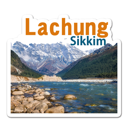 ShopTwiz Lachung 4 (Sikkim) Awesome City Lovely Door Magnets And Fridge Magnet