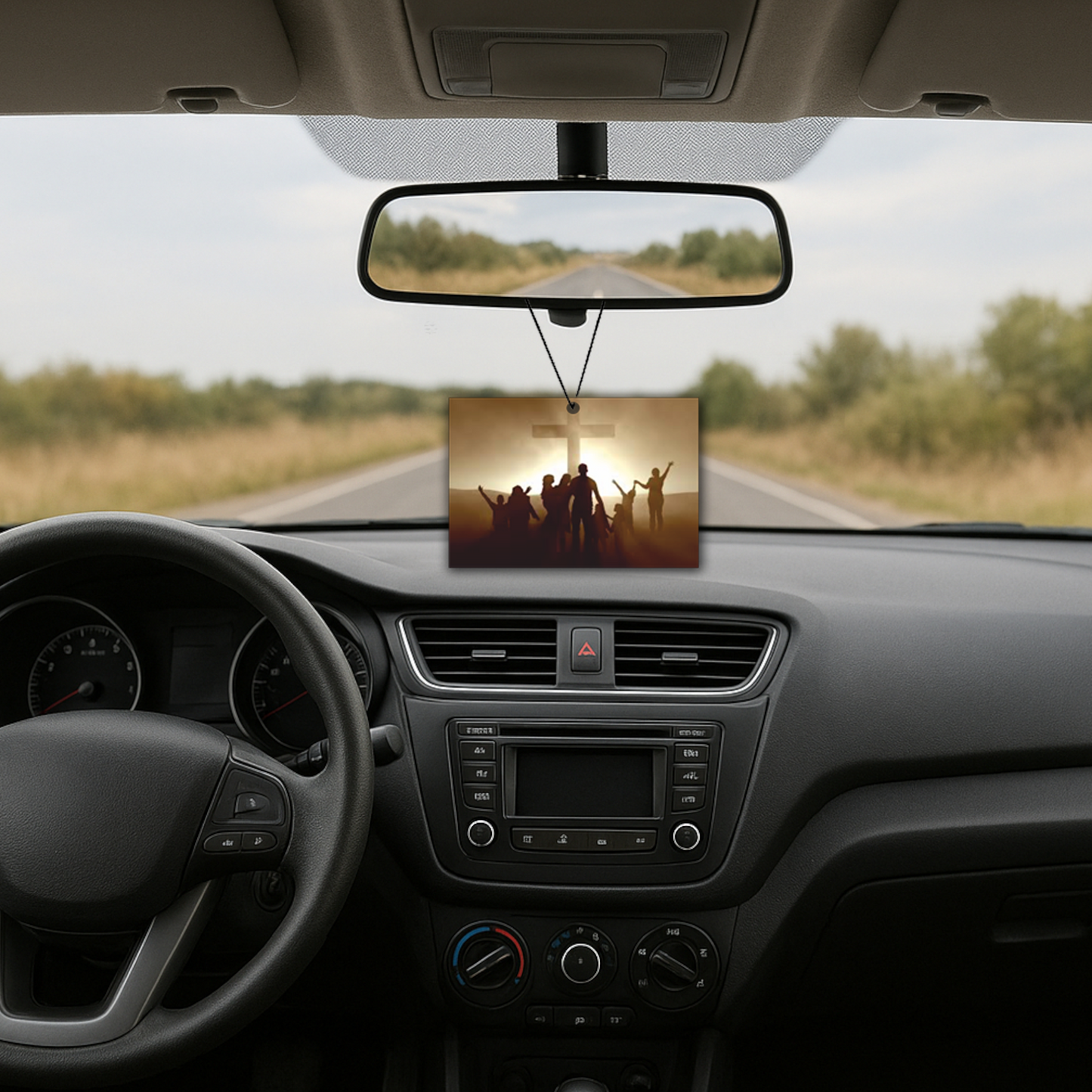 ShopTwiz Yesu Name Devotional Art Car Hanging Decorative