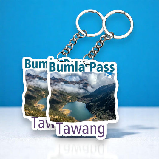 Bumla Pass Tawang Key chain ( Set of 2 )