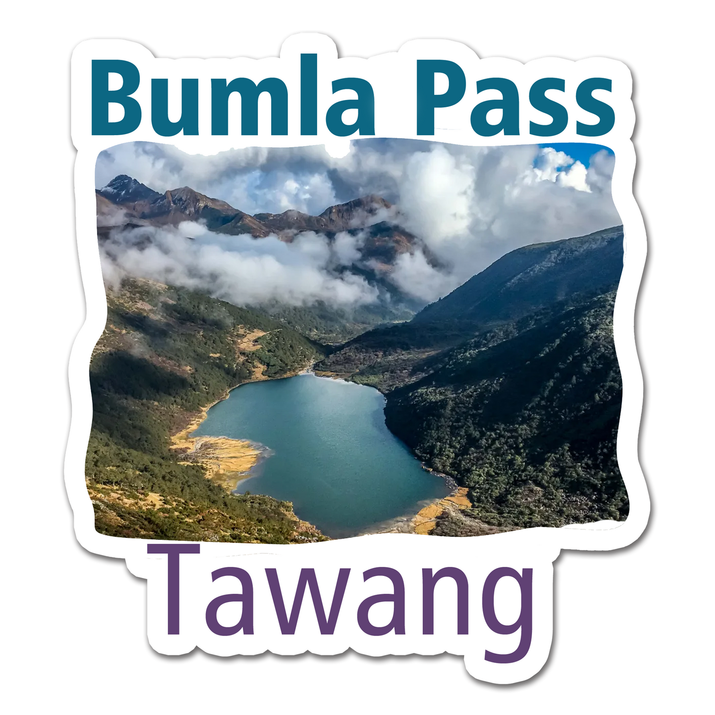 ShopTwiz Bumla Pass (Tawang ) Awesome City Lovely Door Magnets And Fridge Magnet