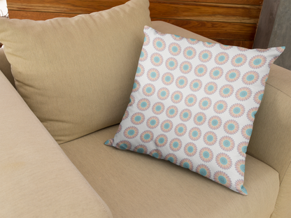 Printed Ethnic Cushion Cover with Filler Included ( 12 inch x 12 inch )