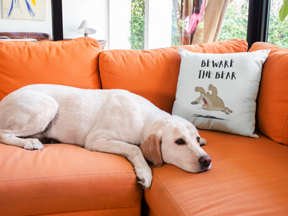 The Bear Printed Cushion