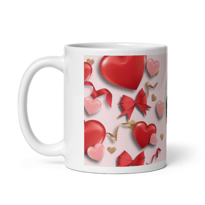 Customized Coffee Mug - Add Your Own Photo - Beautiful Pattern