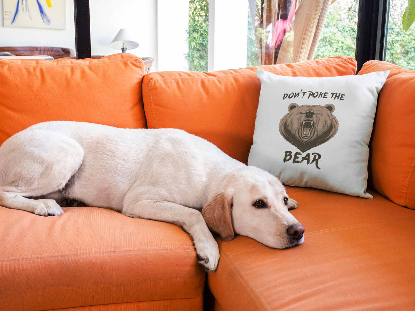 Bear  Printed Cushion