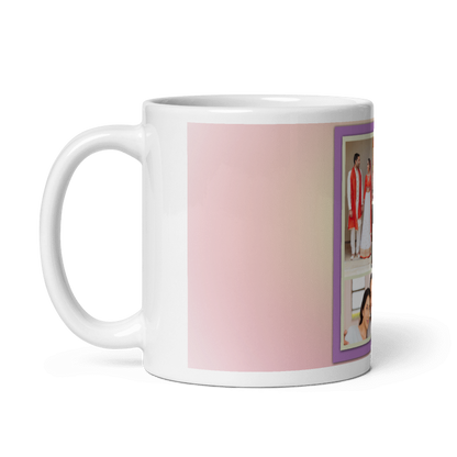 Customized Coffee Mug - Add Your Own Photo -4 Photo Frame Pattern