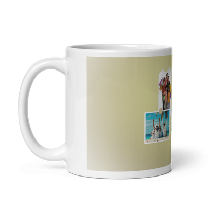 Customized Coffee Mug - Add Your Own Photo -5 Photo Frame Pattern