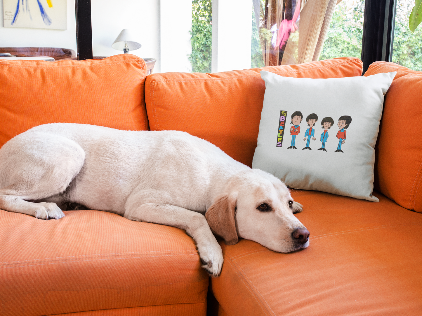 Beatles Printed Cushion