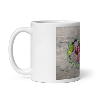 Customized Coffee Mug - Add Your Own Photo -Pretty Background