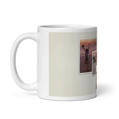 Customized Coffee Mug - Add Your Own Photo -5 Photo Frame Pattern