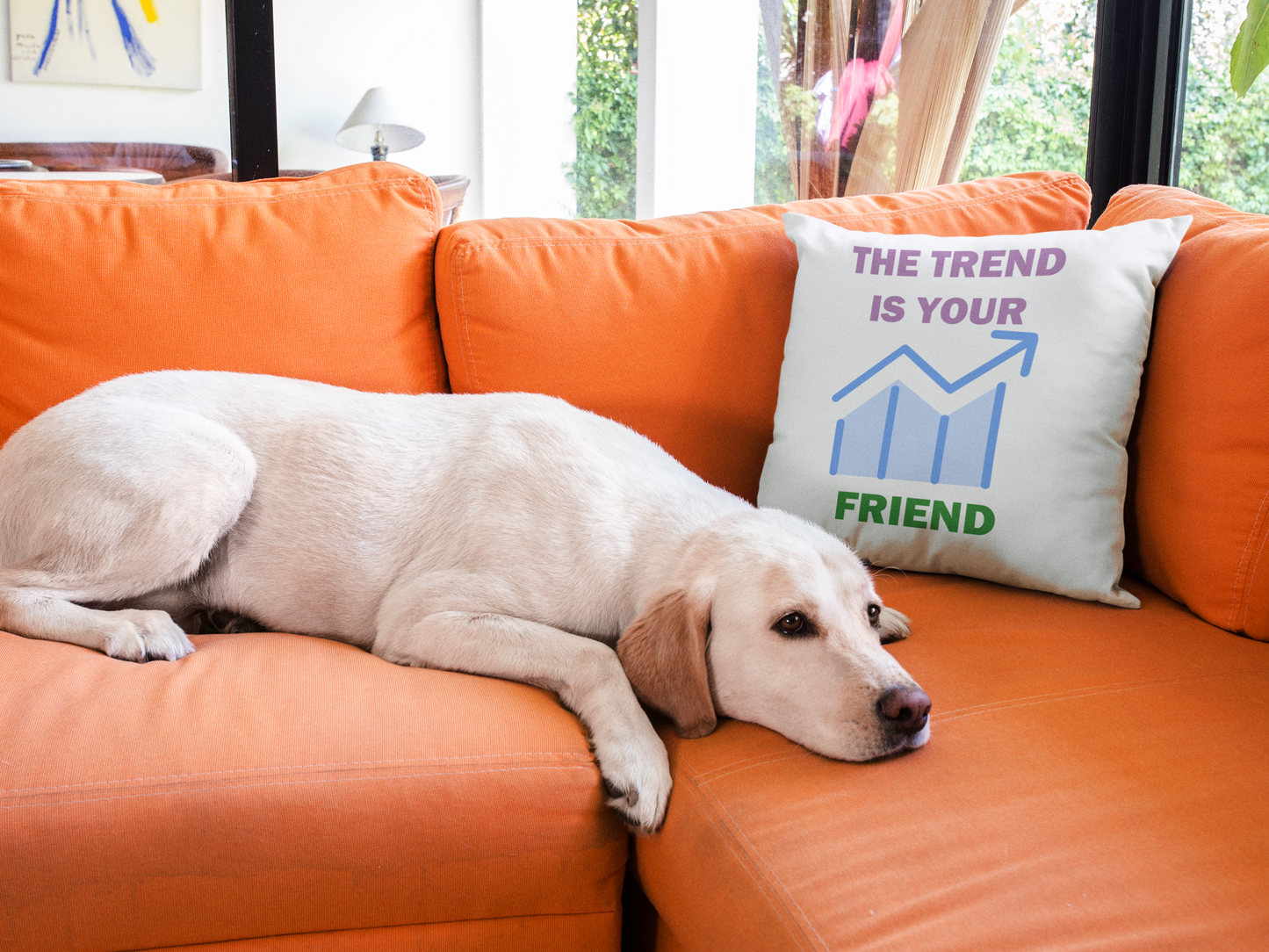 The Trend Is Your Friend  Printed Cushion