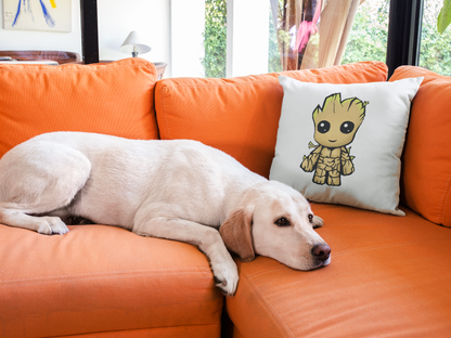 Baby Groot Printed Cushion