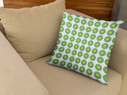 Printed Ethnic Cushion Cover with Filler Included ( 12 inch x 12 inch )