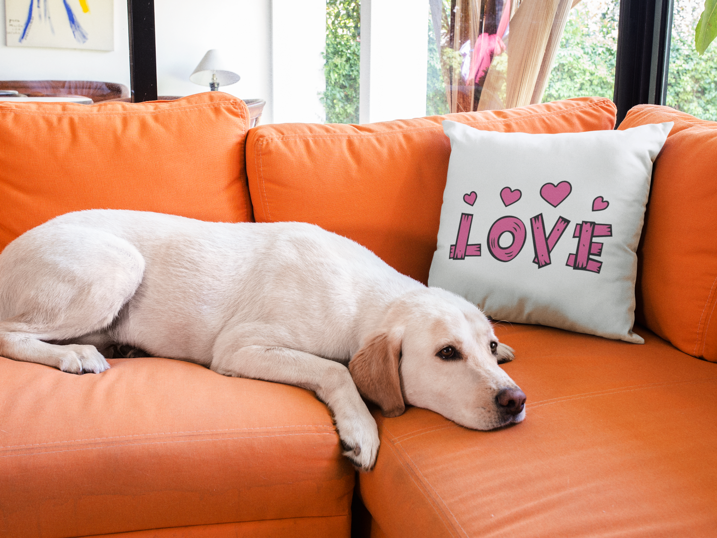 Love Printed Cushion