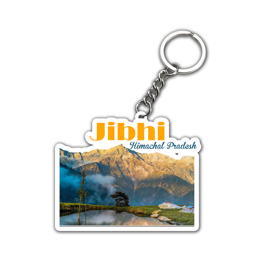 Jibhi Himanchal Pradesh  Key chain ( Set of 2 )
