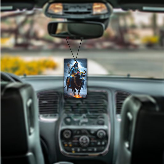 ShopTwiz Lord Bholenath Grace Car Hanging Decorative