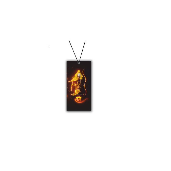 ShopTwiz Ram Ji Bhakti Ornament Car Hanging Decorative