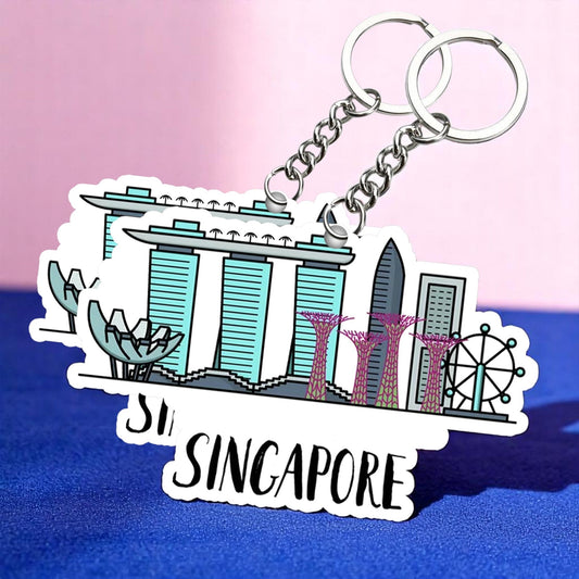Singapore Best city  Key chain ( Set of 2 )