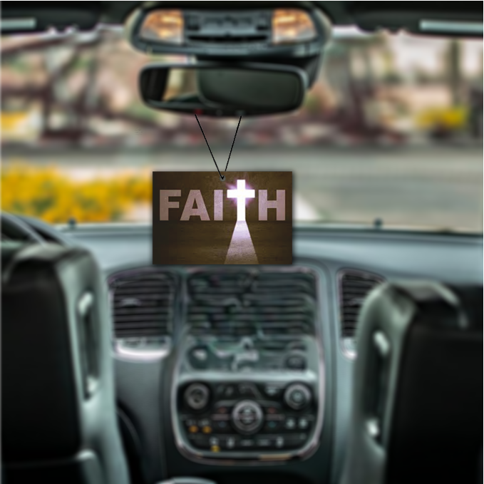 ShopTwiz Symbol of True Faith Car Hanging Decorative